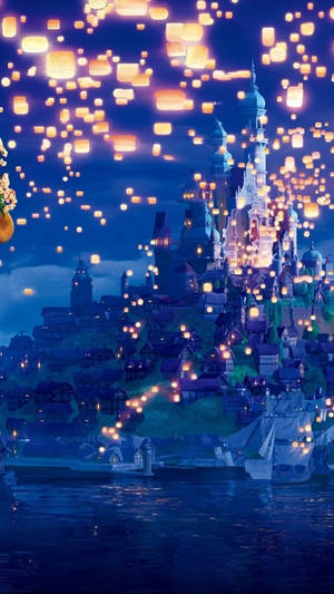 Tangled Lantern Festival Top Iphone Hd Wallpaper