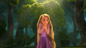 Tangled Rapunzel In The Forest Wallpaper