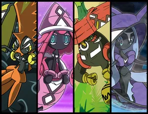 Tapu Bulu Guardian Deities Wallpaper