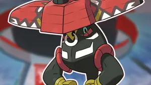 Tapu Bulu With Pokemon Background Wallpaper