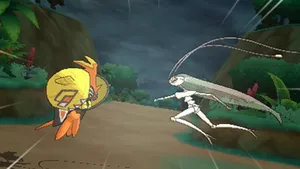 Tapu Koko Vs Pheromosa Pokemon Battle Wallpaper