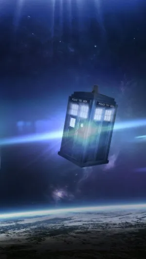 Tardis Floating Wallpaper