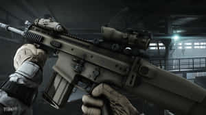 Tarkov_ Soldier_ Holding_ Rifle Wallpaper