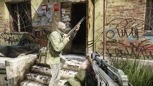 Tarkov_ Urban_ Combat_ Scene Wallpaper