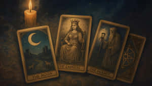 Tarot Card Reading Setup Wallpaper