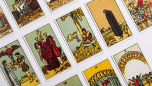 Tarot Card Spread Insights Wallpaper