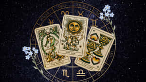 Tarot Cards And Zodiac Wallpaper