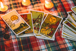 Tarot Cards Candlelight Aesthetic.jpg Wallpaper