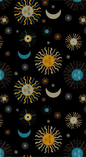 Tarot Celestial Symbols Wallpaper