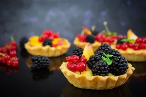 Tart Blueberry Serving Wallpaper