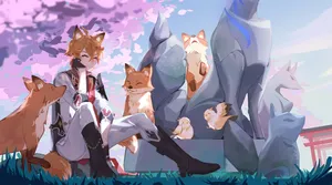 Tartaglia Childe Genshin Impact Warrior Wallpaper