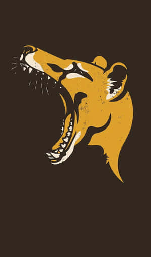 Tasmanian Tiger Artistic Representation Wallpaper