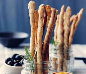 Tasty Black Olives Wallpaper