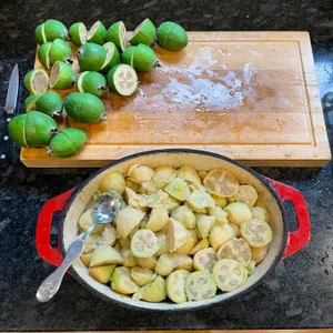Tasty Feijoa Fruit Leather Rolls Wallpaper