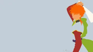 Tasuki Fushigi Yuugi Minimalist Art Wallpaper