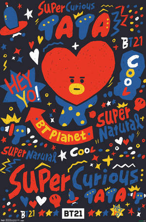 Tata Bt21 Doodles Wallpaper