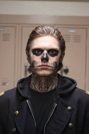 Tate Langdon Locker Skull Wallpaper