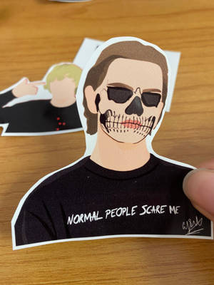 Tate Langdon Sticker Wallpaper