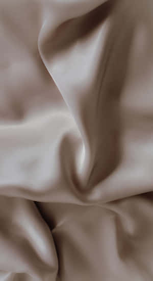 Taupe Fabric Texture Wallpaper