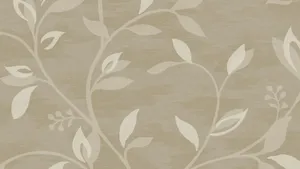 Taupe Floral Wallpaper Wallpaper