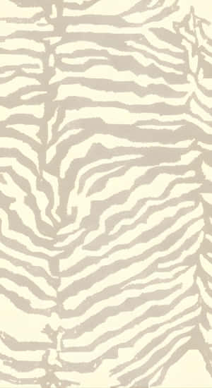 Taupe Zebra Print Design Wallpaper