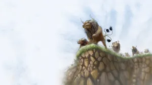 Tauros Overlooking Cliff Wallpaper