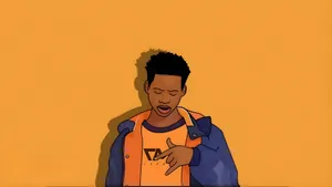 Tay K Animated Illustration Wallpaper