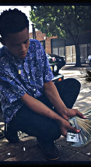 Tay K Counting Cash Wallpaper
