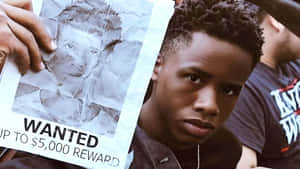 Tay K Wanted Poster Wallpaper