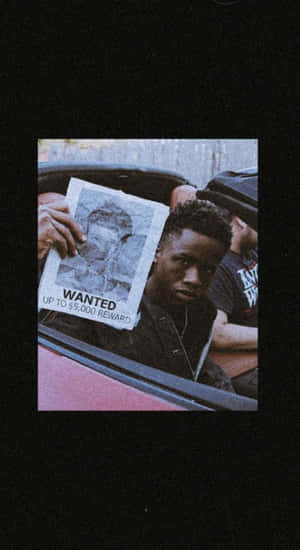 Tay K Wanted Poster Wallpaper