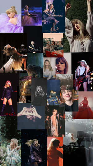 Taylor Swift Aesthetic Collage Wallpaper