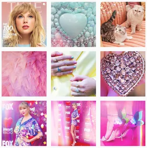 Taylor Swift Aesthetic Collage Wallpaper