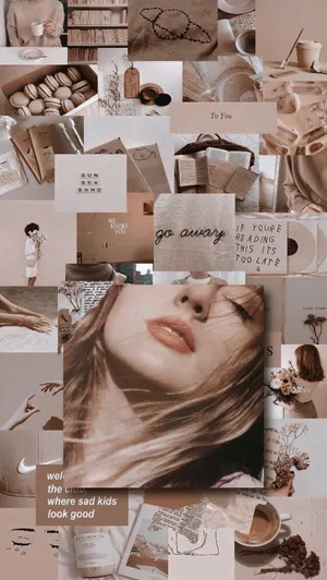 Taylor Swift Aesthetic Collage Wallpaper
