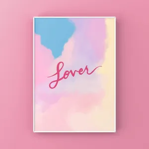 Taylor Swift Lover Aesthetic Wall Art Wallpaper
