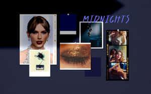 Taylor Swift Midnights Aesthetic Collage Wallpaper