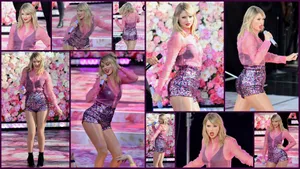 Taylor Swift Performance Collage Wallpaper