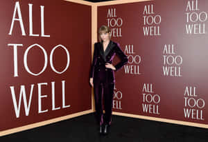 Taylor Swift Red All Too Well Backdrop Wallpaper