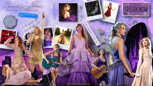 Taylor Swift Speak Now Collage Wallpaper