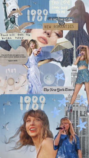 Taylor Swift1989 Collage Wallpaper