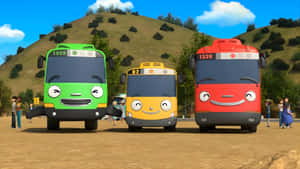 Tayo And Friends Adventure Wallpaper