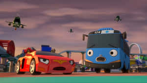 Tayo And Friends Adventure Wallpaper