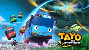 Tayo And Little Wizards Wallpaper