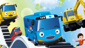 Tayo The Little Bus Characters Wallpaper