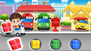 Tayo The Little Bus Delivery Game Wallpaper
