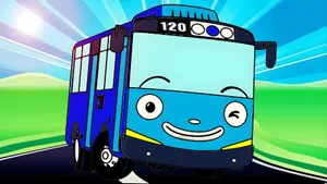 Tayo The Little Bus Smiling Wallpaper