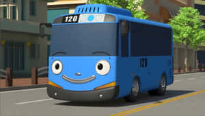 Tayo The Little Bus Smiling Wallpaper
