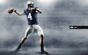 Taysom Hill Quarterback Action Pose Wallpaper