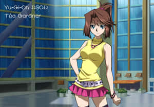 Tea Gardner Striking A Pose Wallpaper