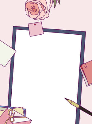 Teacher Aesthetic Clipboard Design Wallpaper