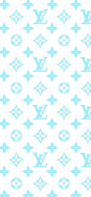 Teal Aesthetic Louis Vuitton Phone Wallpaper